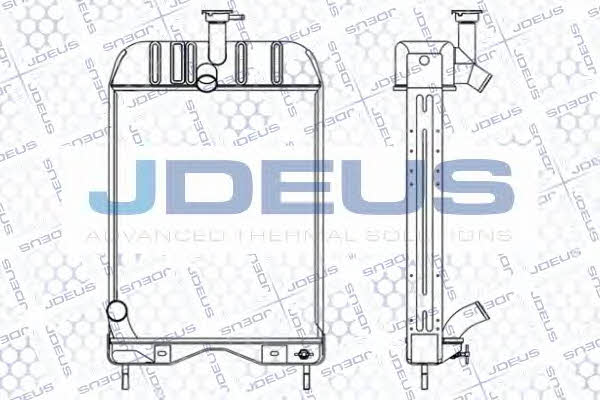 J. Deus 098M02A Radiator, engine cooling 098M02A