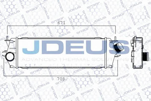 J. Deus 823M39A Intercooler, charger 823M39A