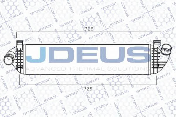 J. Deus 831M09A Intercooler, charger 831M09A