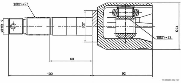 Buy Jakoparts J2827009 at a low price in United Arab Emirates!