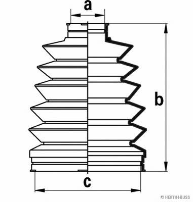 Jakoparts J2863011 Bellow, driveshaft J2863011