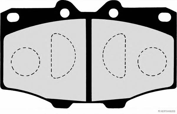 Jakoparts J3602036 Brake Pad Set, disc brake J3602036