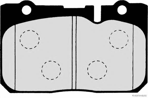 Jakoparts J3602103 Brake Pad Set, disc brake J3602103