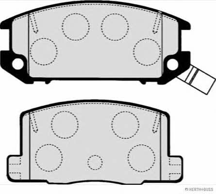 Jakoparts J3612009 Brake Pad Set, disc brake J3612009
