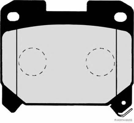 Jakoparts J3612015 Brake Pad Set, disc brake J3612015