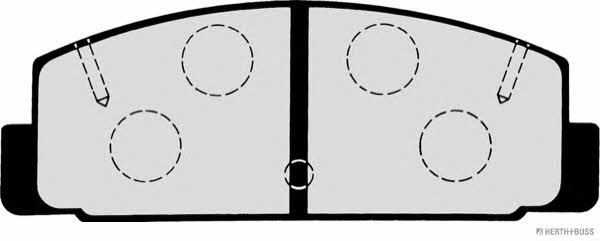 Jakoparts J3613002 Brake Pad Set, disc brake J3613002