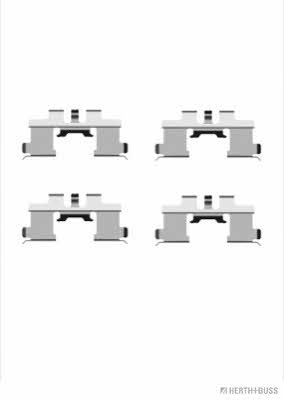 Jakoparts J3668009 Mounting kit brake pads J3668009