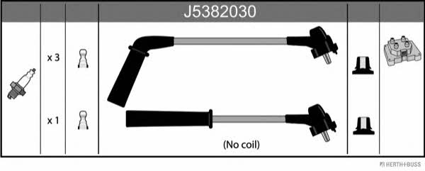Jakoparts J5382030 Ignition cable kit J5382030