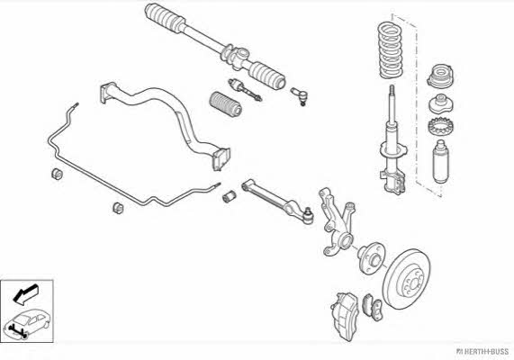 Jakoparts N00013-VA Steering N00013VA