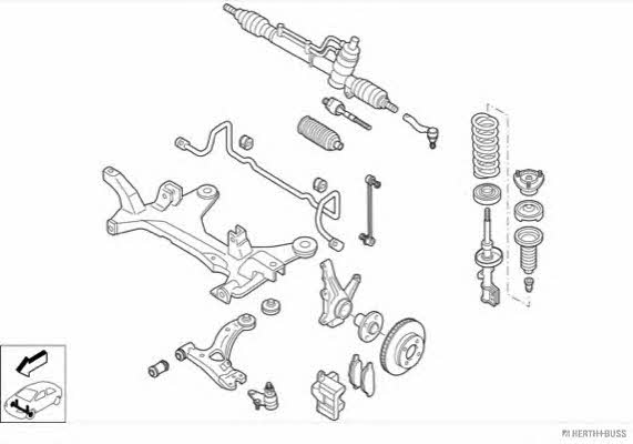 Jakoparts N02509-VA Steering N02509VA