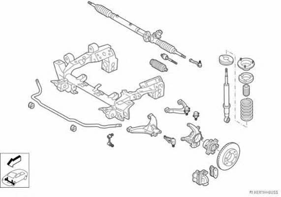 Jakoparts N02615-VA Steering N02615VA