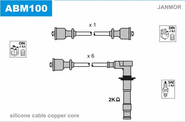 Janmor ABM100 Ignition cable kit ABM100