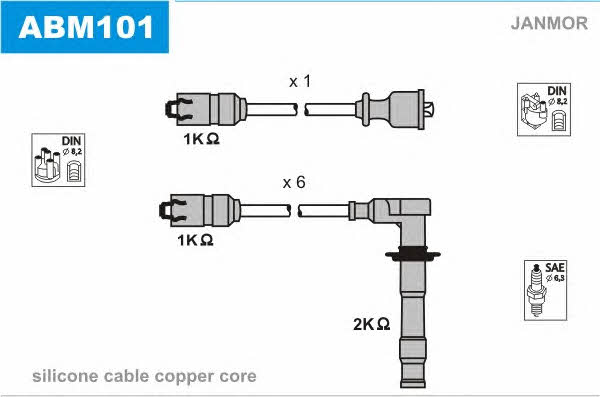 Janmor ABM101 Ignition cable kit ABM101