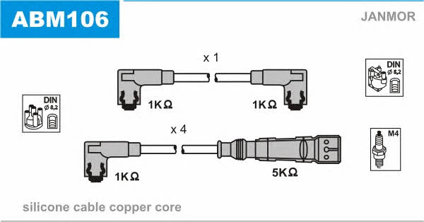 Janmor ABM106 Ignition cable kit ABM106