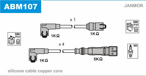 Janmor ABM107 Ignition cable kit ABM107