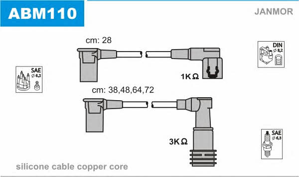 Janmor ABM110 Ignition cable kit ABM110