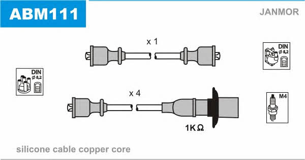 Janmor ABM111 Ignition cable kit ABM111