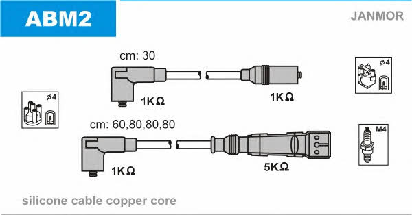 Janmor ABM2 Ignition cable kit ABM2