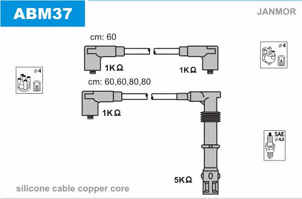 Janmor ABM37 Ignition cable kit ABM37