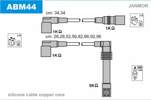Janmor ABM44 Ignition cable kit ABM44
