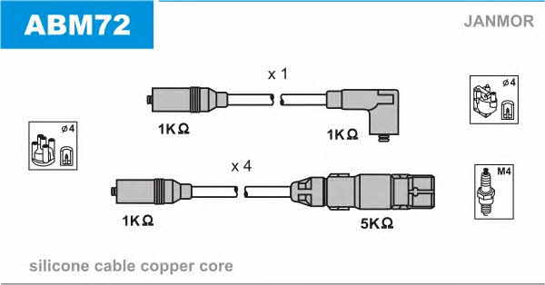 Janmor ABM72 Ignition cable kit ABM72