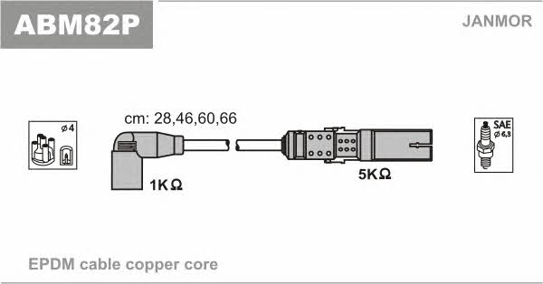 Janmor ABM82P Ignition cable kit ABM82P