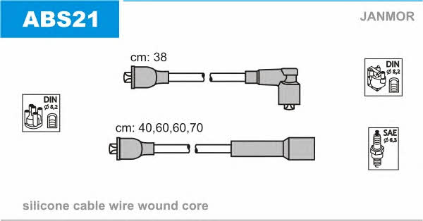 Janmor ABS21 Ignition cable kit ABS21