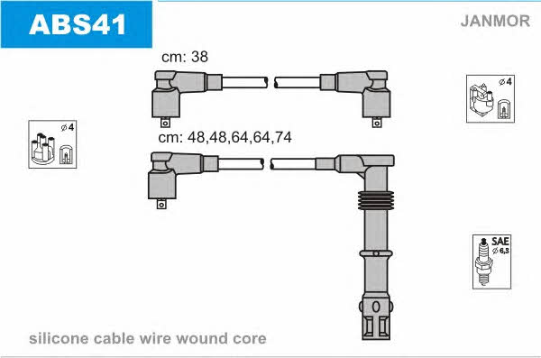 Janmor ABS41 Ignition cable kit ABS41