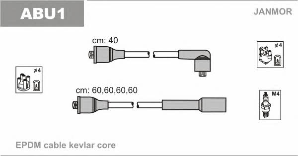 Janmor ABU1 Ignition cable kit ABU1