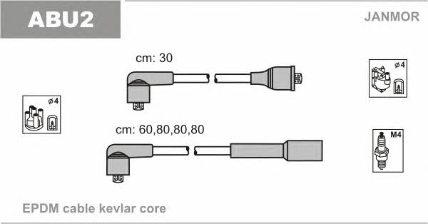Janmor ABU2 Ignition cable kit ABU2