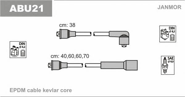 Janmor ABU21 Ignition cable kit ABU21