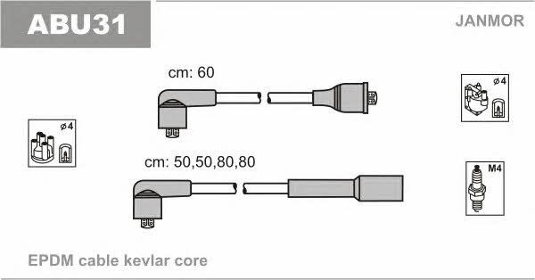 Janmor ABU31 Ignition cable kit ABU31