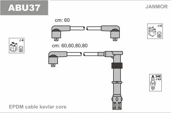 Janmor ABU37 Ignition cable kit ABU37