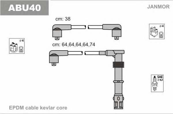 Janmor ABU40 Ignition cable kit ABU40