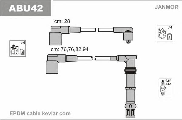 Janmor ABU42 Ignition cable kit ABU42