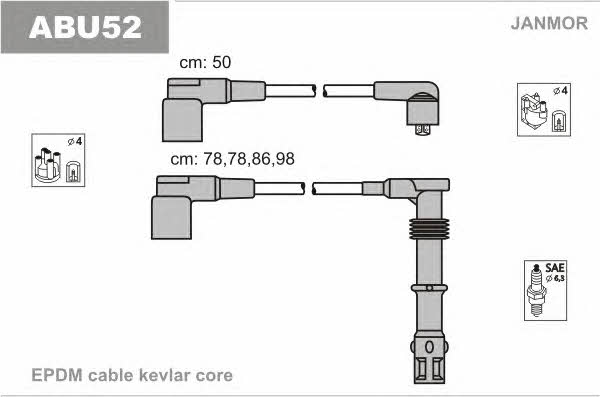 Janmor ABU52 Ignition cable kit ABU52