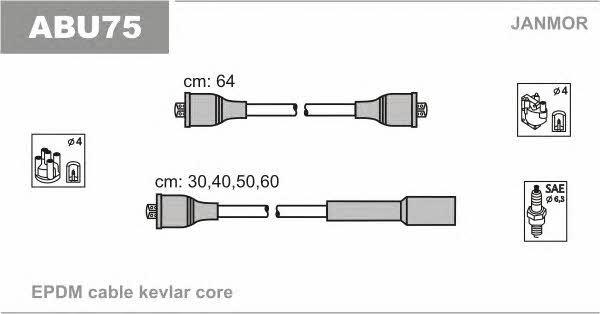 Janmor ABU75 Ignition cable kit ABU75