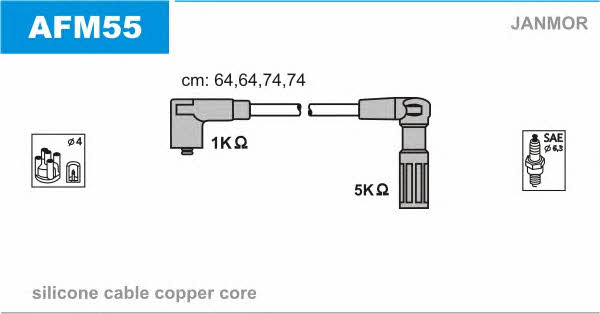 Janmor AFM55 Ignition cable kit AFM55