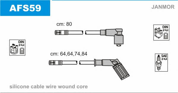 Janmor AFS59 Ignition cable kit AFS59