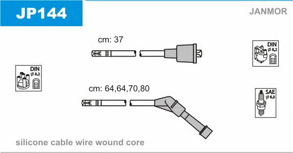 Janmor JP144 Ignition cable kit JP144