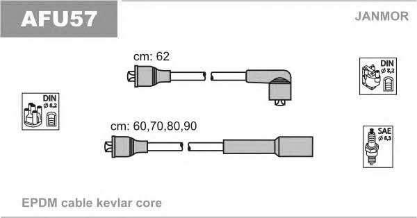 Janmor AFU57 Ignition cable kit AFU57