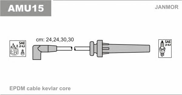 Janmor AMU15 Ignition cable kit AMU15
