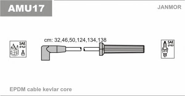 Janmor AMU17 Ignition cable kit AMU17