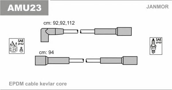 Janmor AMU23 Ignition cable kit AMU23