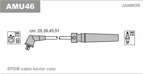 Janmor AMU46 Ignition cable kit AMU46