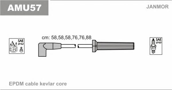 Janmor AMU57 Ignition cable kit AMU57