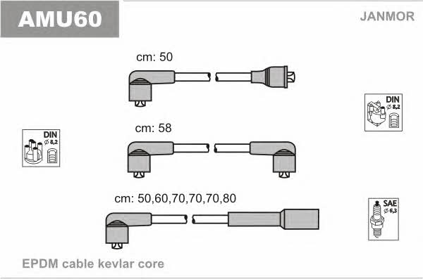 Janmor AMU60 Ignition cable kit AMU60