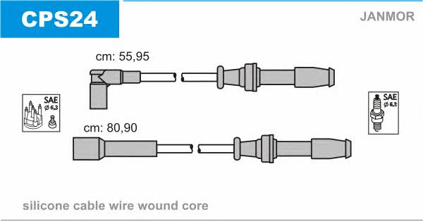 Janmor CPS24 Ignition cable kit CPS24