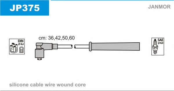 JP375 Janmor Ignition lead set