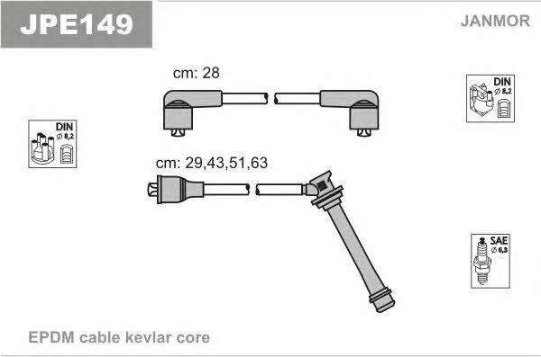 Janmor JPE149 Ignition cable kit JPE149